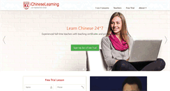 Desktop Screenshot of ichineselearning.com